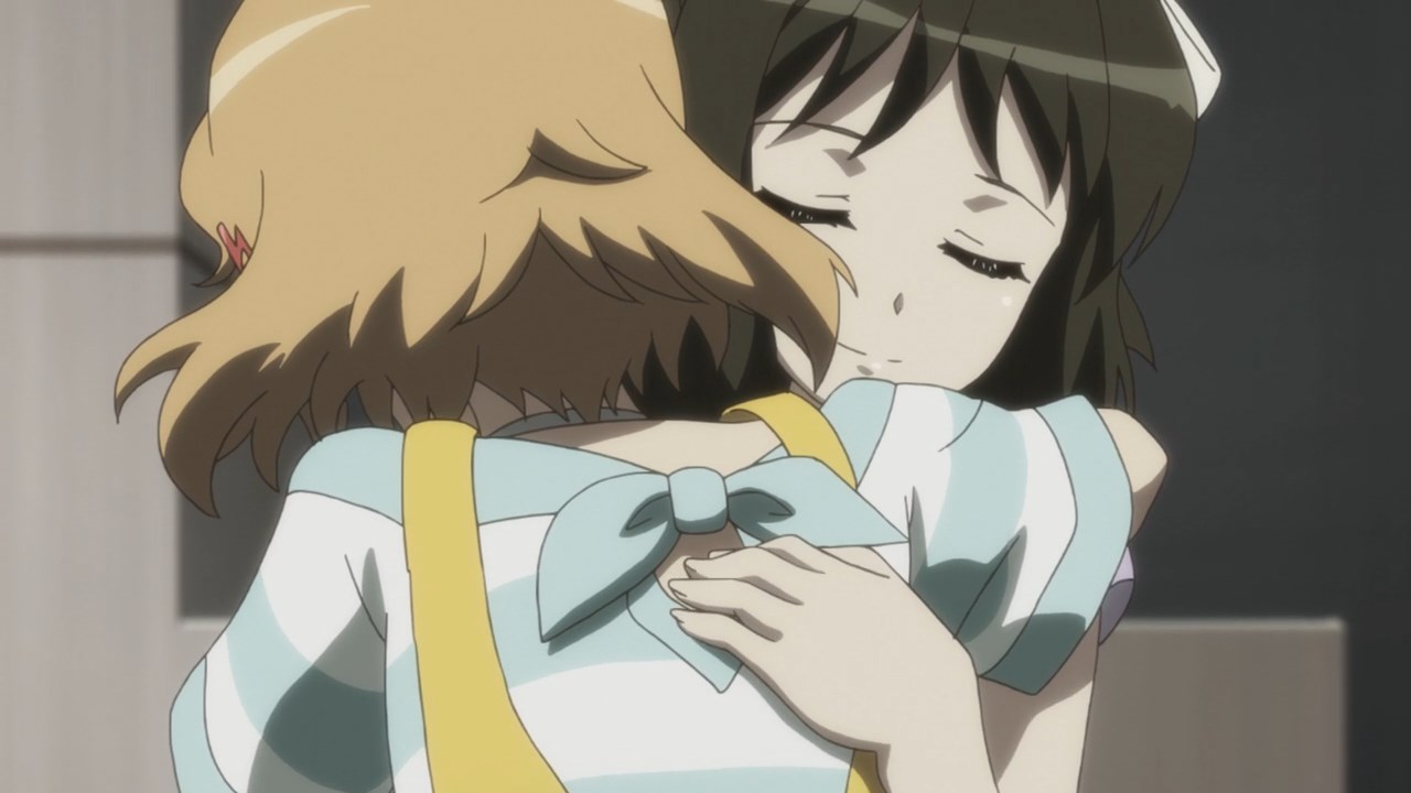 And Miku hugs her back